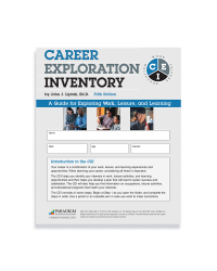 Career Exploration Inventory: A Guide for Exploring Work, Leisure and Learning