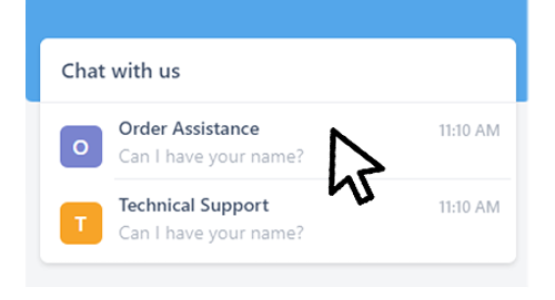 Image of the Paradigm chat support located on the bottom right of your screen