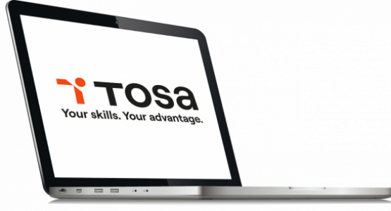TOSA Certification Results on a Computer Monitor