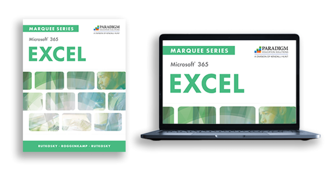 Print and Digital Covers of Marquee Series: Excel