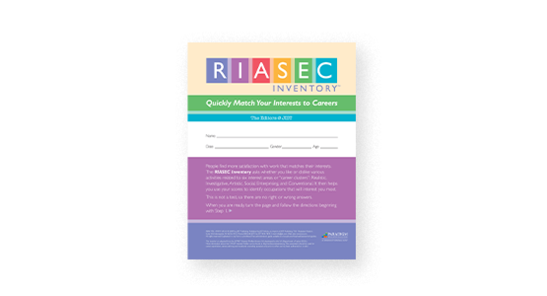 Cover of RIASEC Inventory