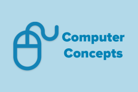 Symbol of a computer mouse