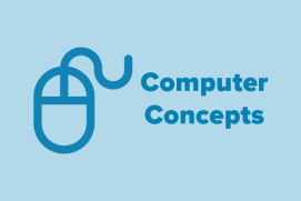 Symbol of a computer mouse