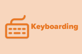 Symbol of a keyboard